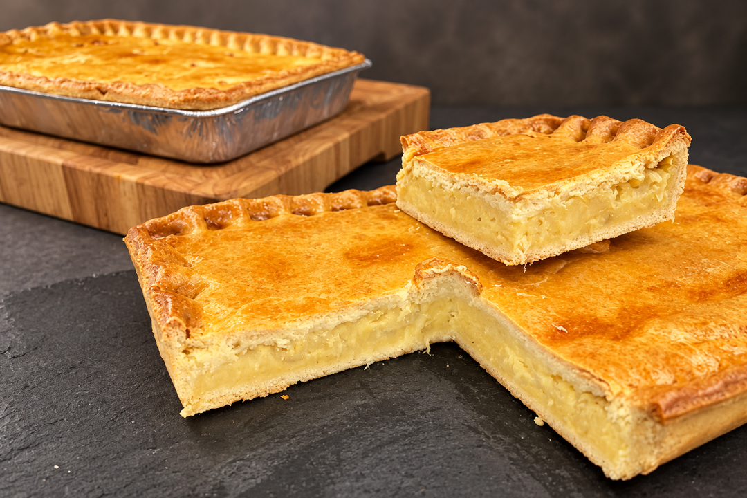 Bonfire Cheese and Onion Traybake