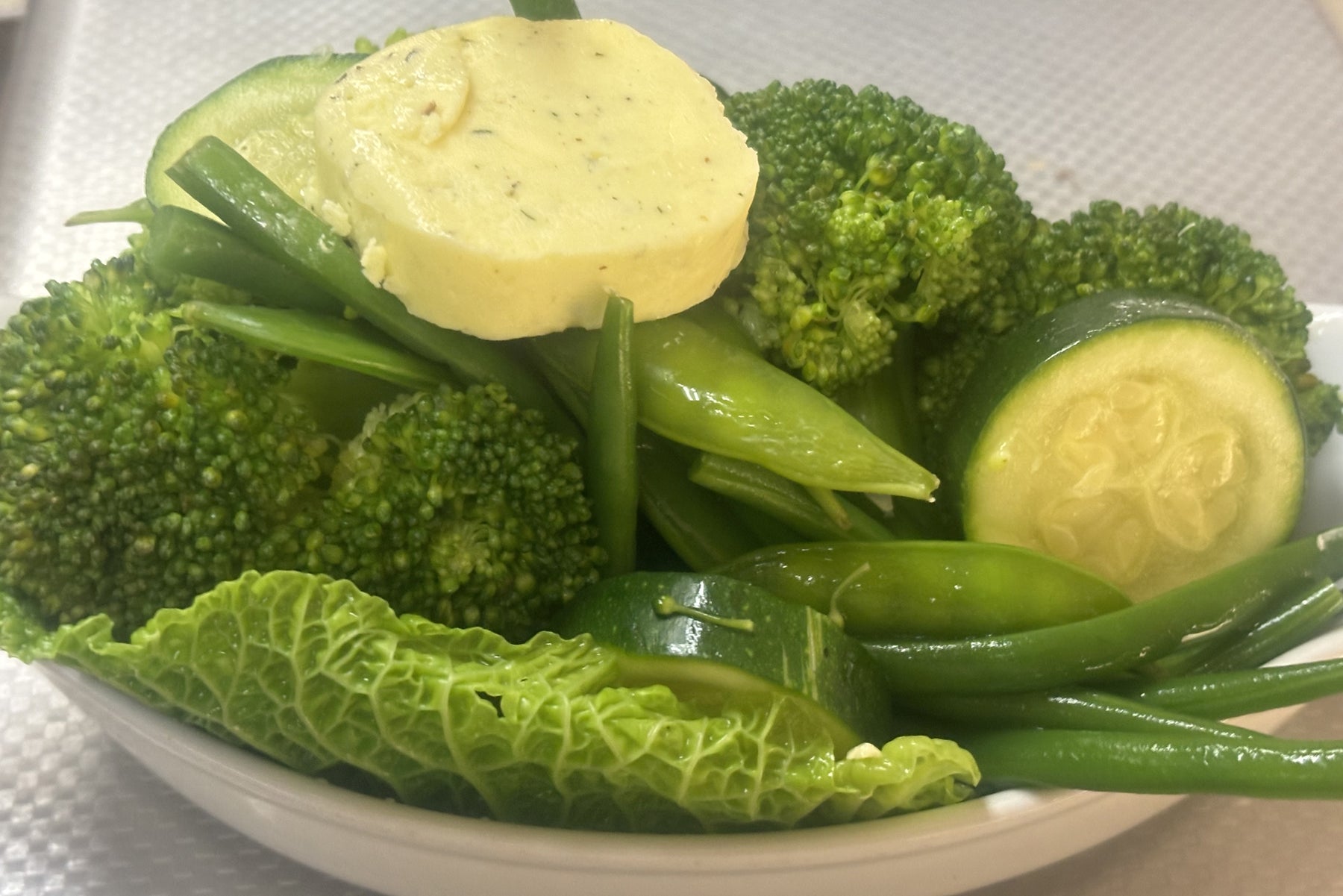 Green Vegetable Medley in Garlic Butter Robertshaw's Farm Shop